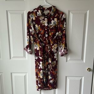Floral Wrap Dress